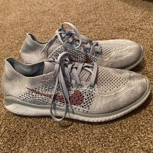 Used women’s Nike Free RN Flyknit size 8.5